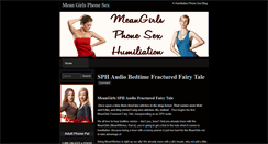 Desktop Screenshot of meangirlsphonesex.com